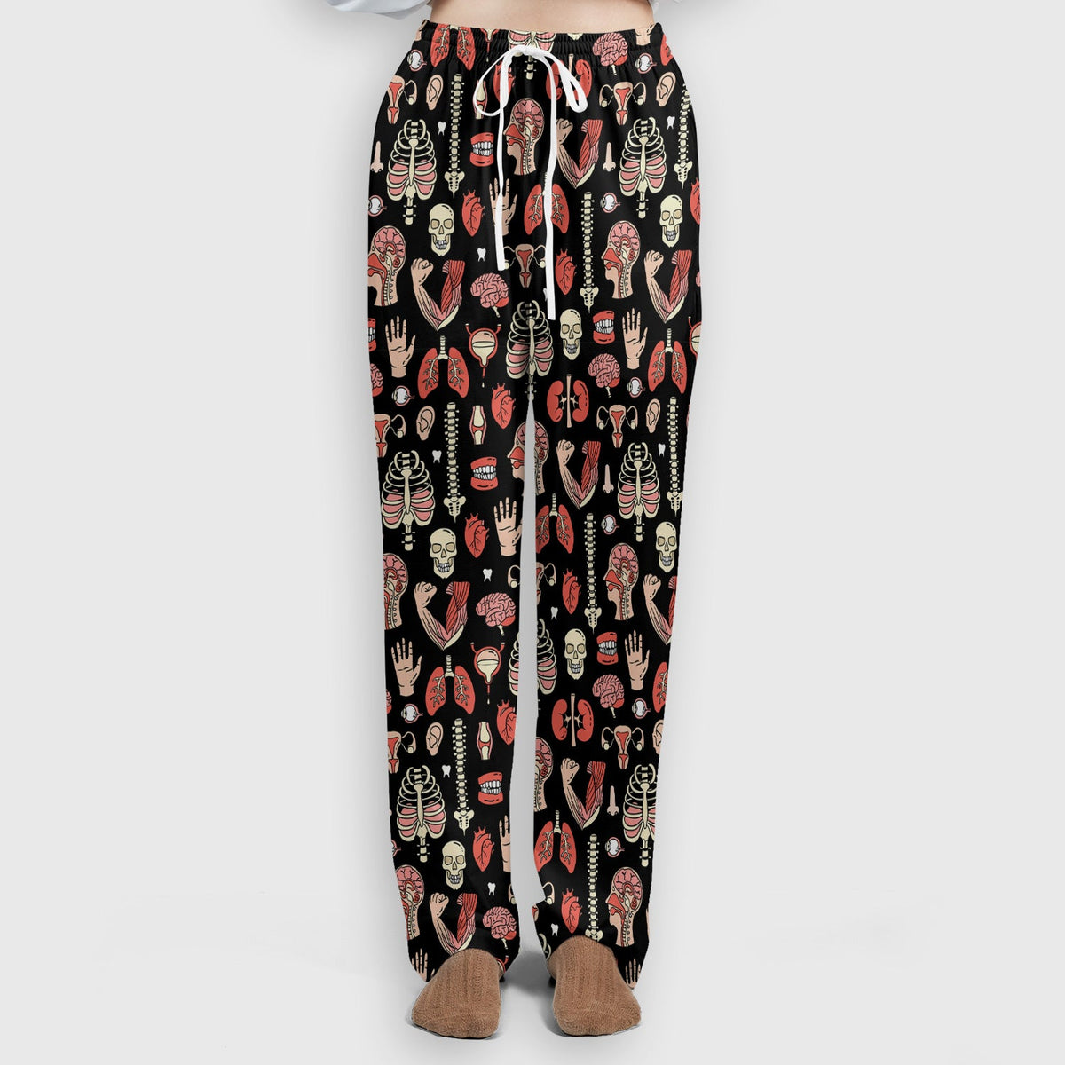 Human Anatomy Body Parts Nurse Scrub Set