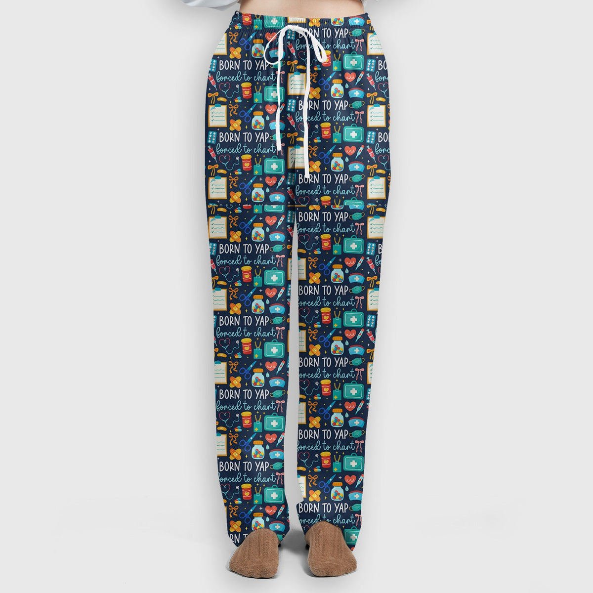 Born To Yap Medical Tools Nurse Scrub Set