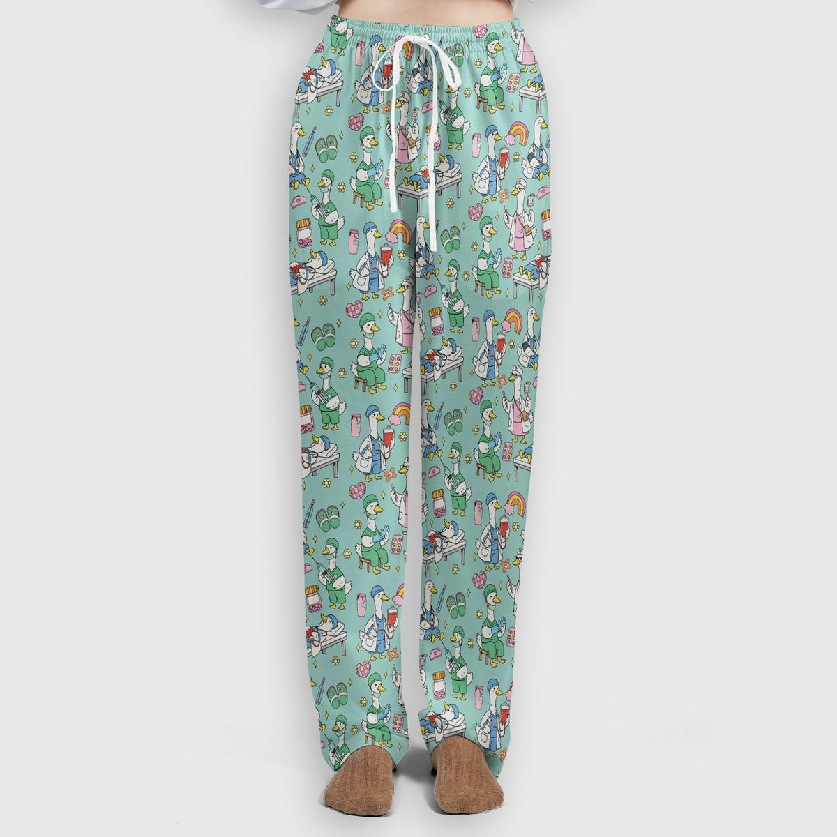 Duck Medical Doodle Nurse Scrub Set