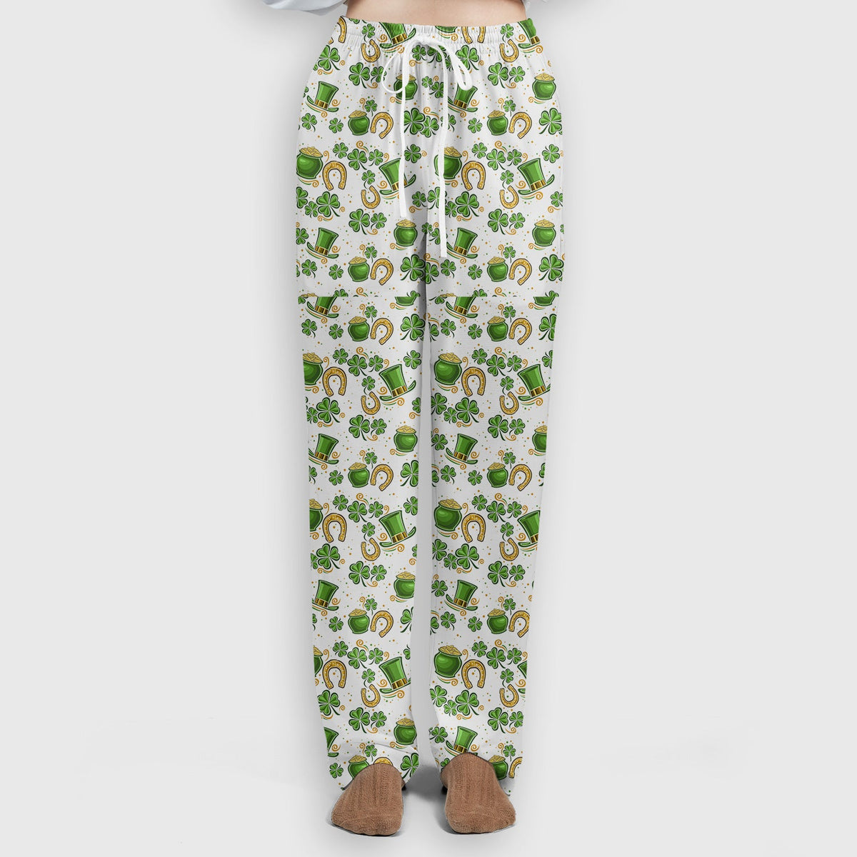 St Patrick Shamrock Nurse Scrub Set