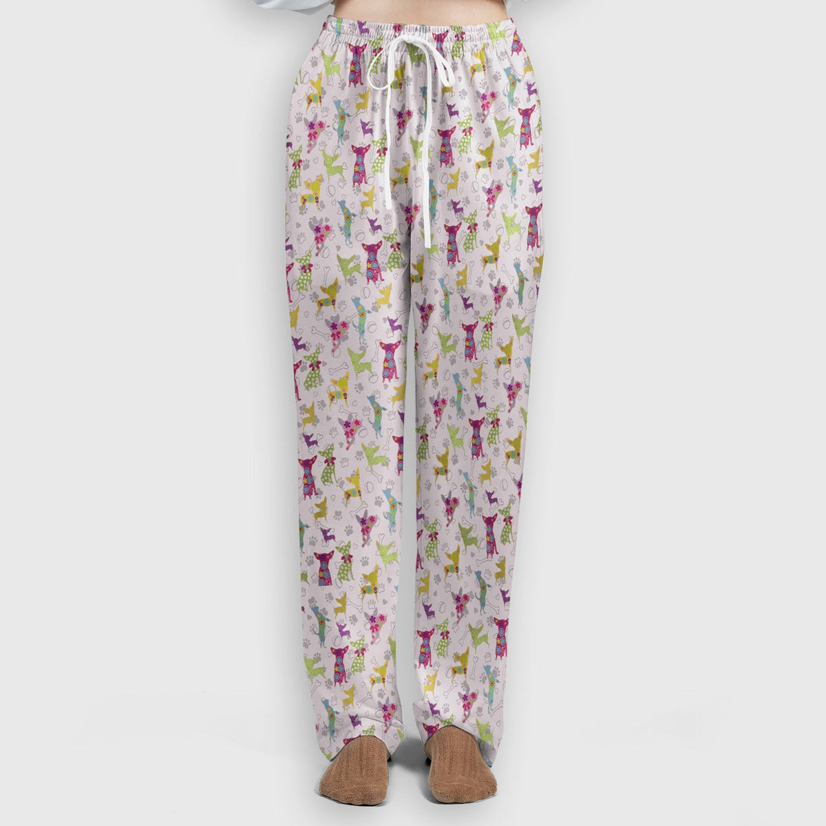 Colorful Playful Dog Nurse Scrub Set