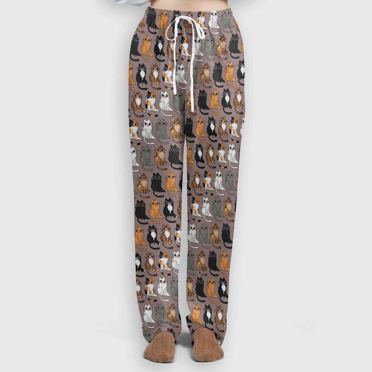 Cat Pattern Nurse Scrub Set