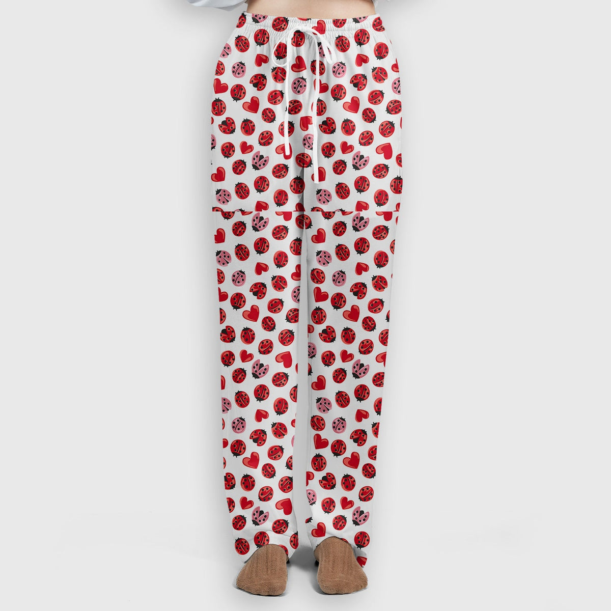 Ladybug Red Heart Nurse Scrub Set