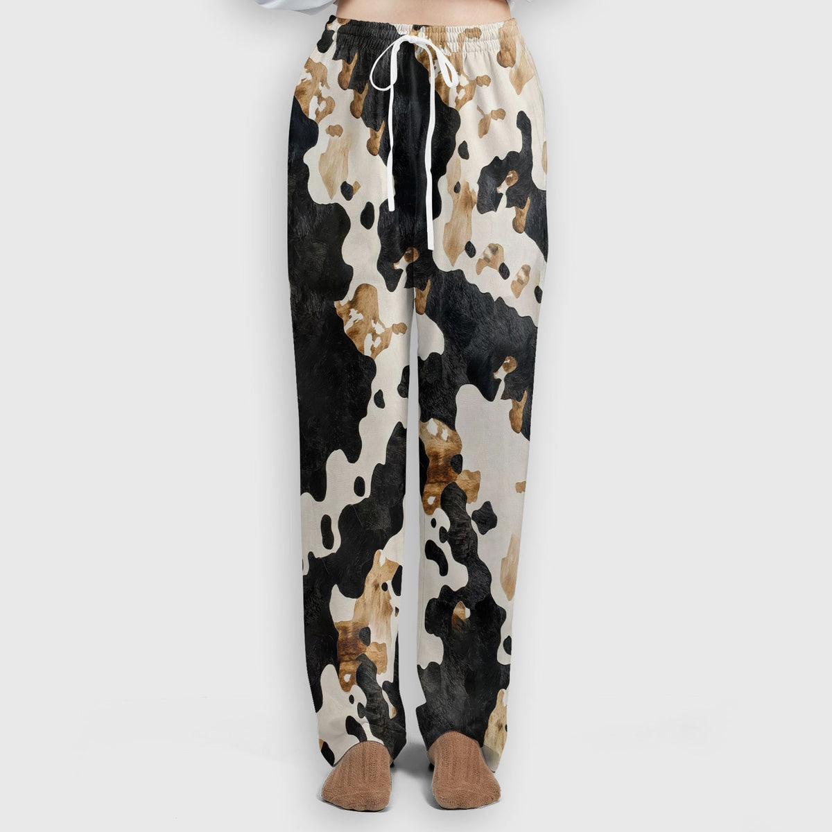 Classic Cow Print Nurse Scrub Set