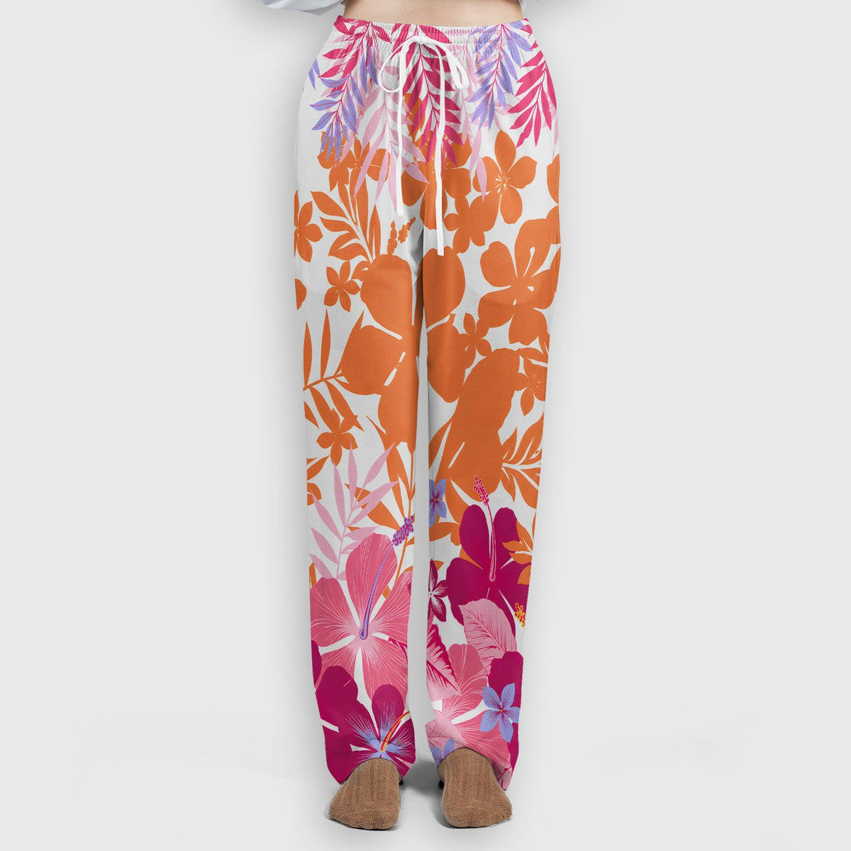 Tropical Hibiscus Bloom Nurse Scrub Set