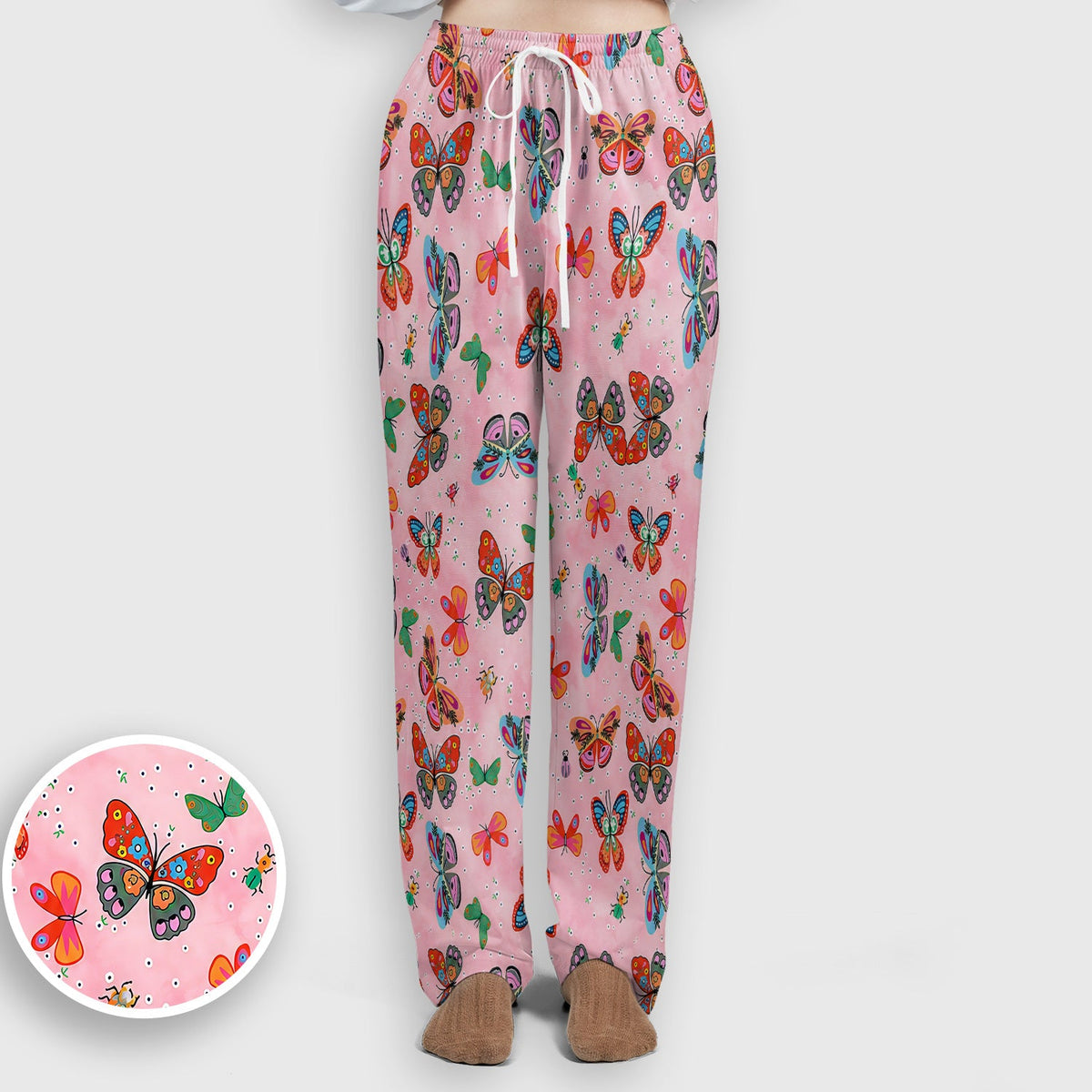 Colorful Butterfly Garden Nurse Scrub Set