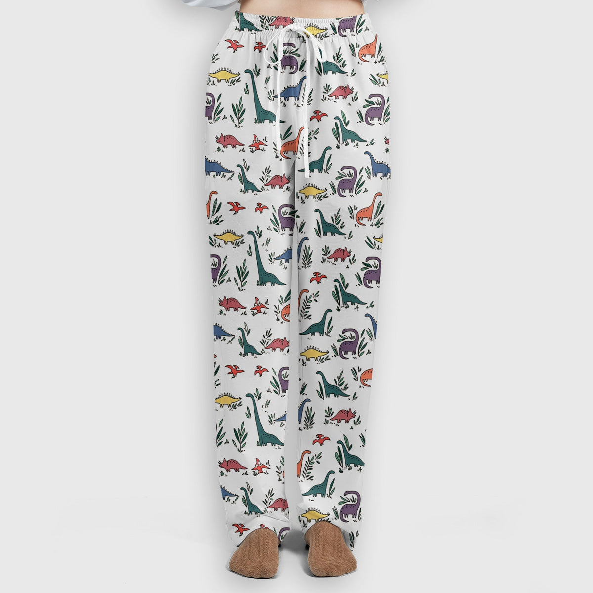 Dinosaur Leafy Garden Nurse Scrub Set