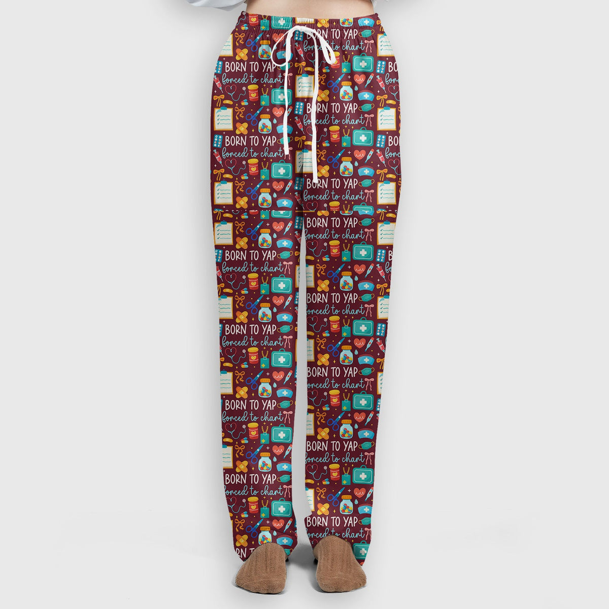 Born To Yap Medical Tools Nurse Scrub Set