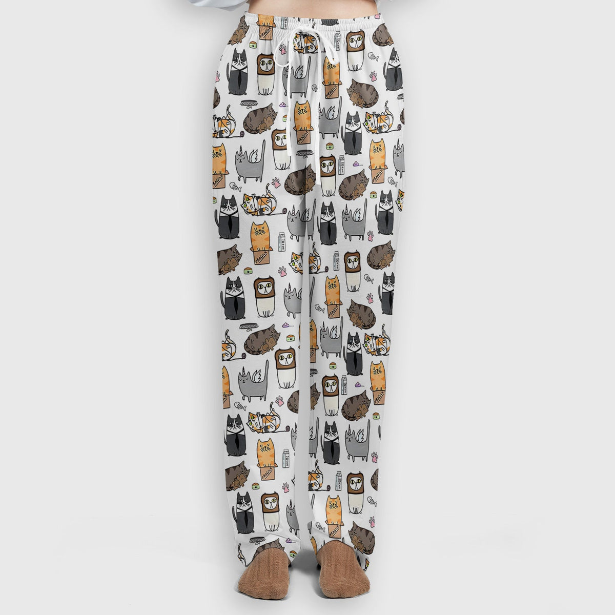 Lazy Cat Doodle Cozy Kitty Nurse Scrub Set
