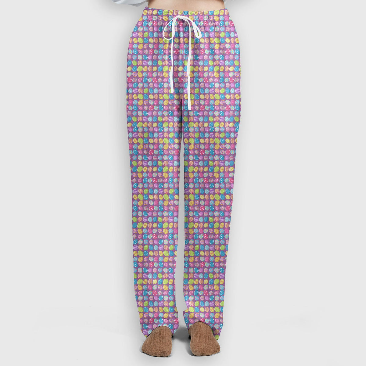 Colorful Easter Eggs Nurse Scrub Set