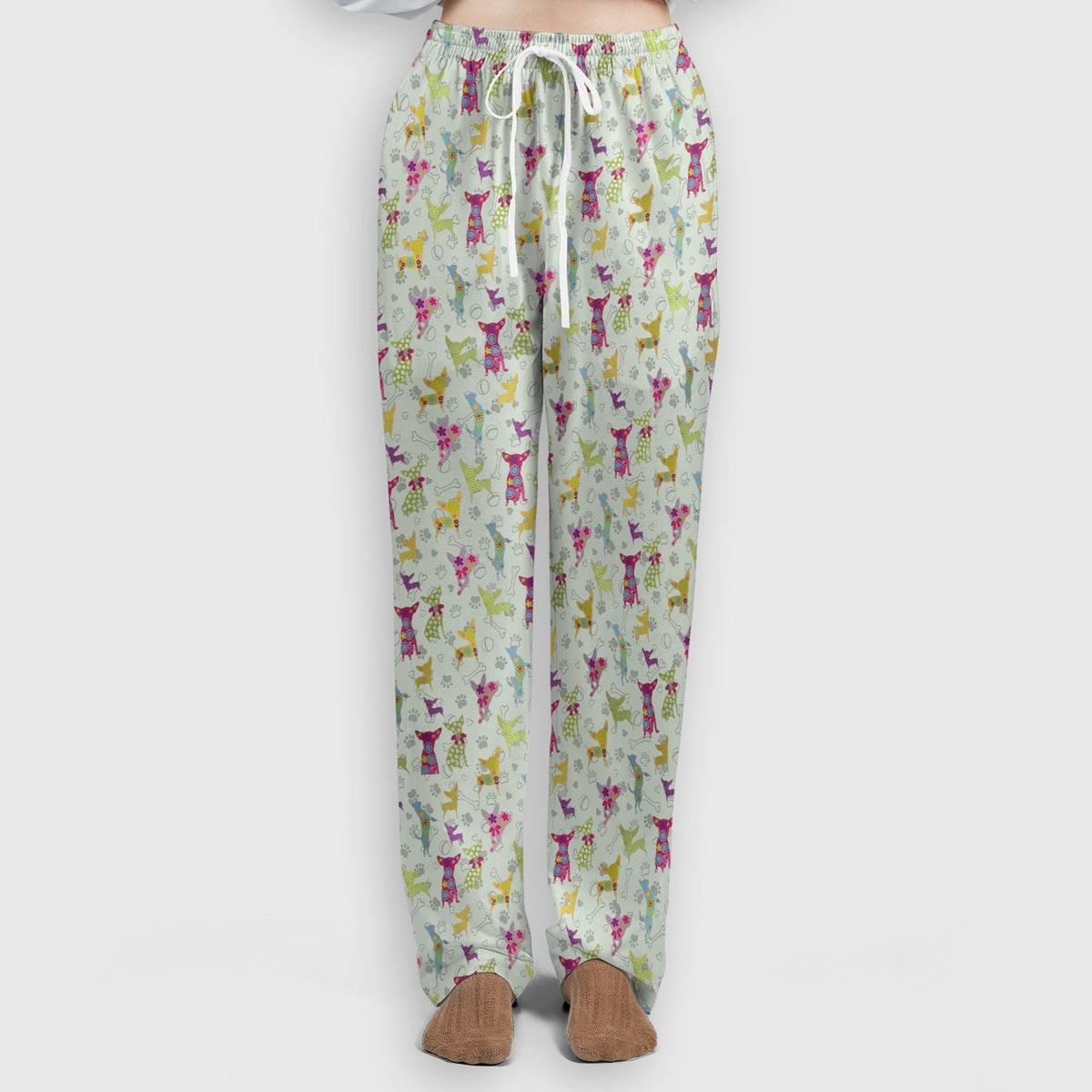Colorful Playful Dog Nurse Scrub Set