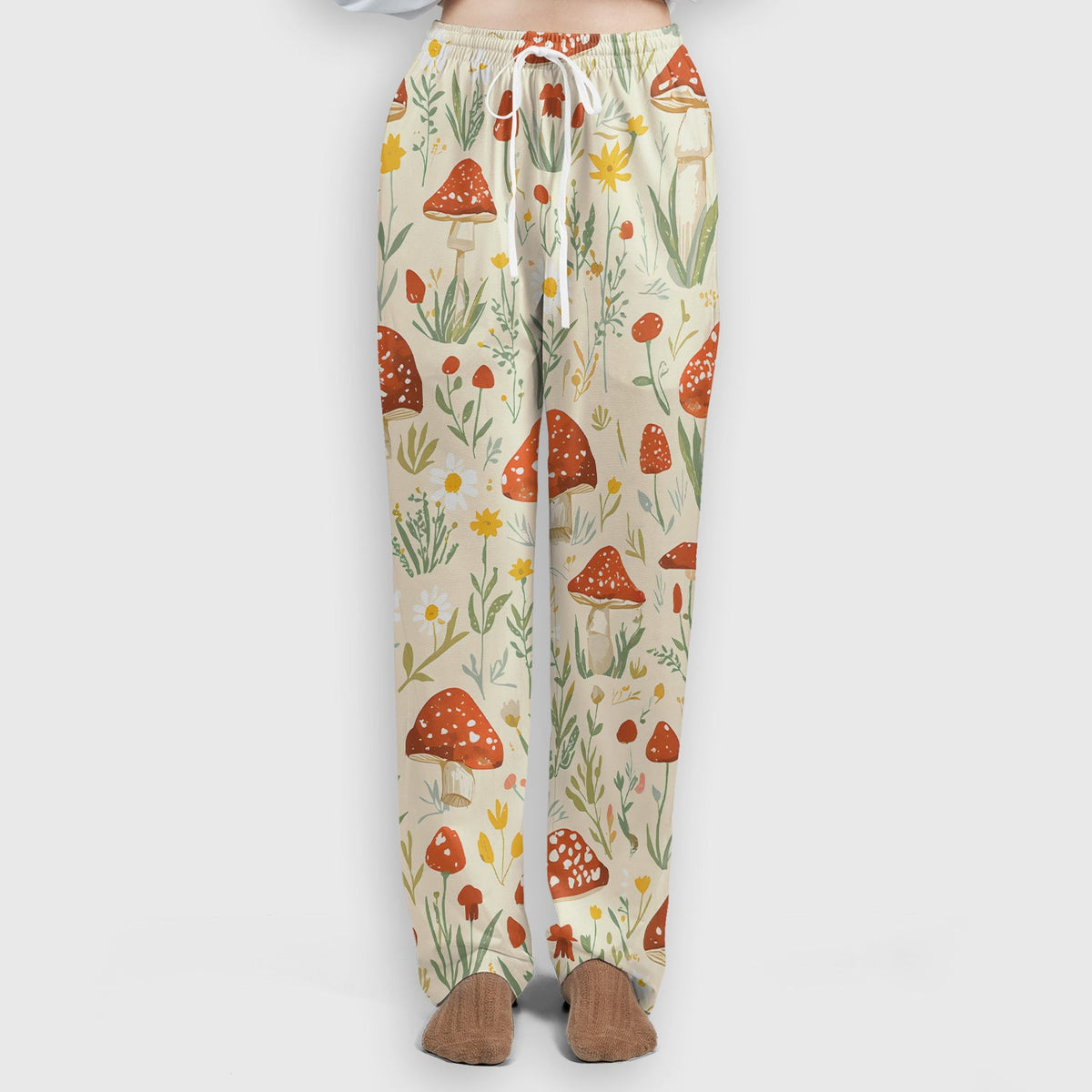 Mushroom Wildflower Nurse Scrub Set