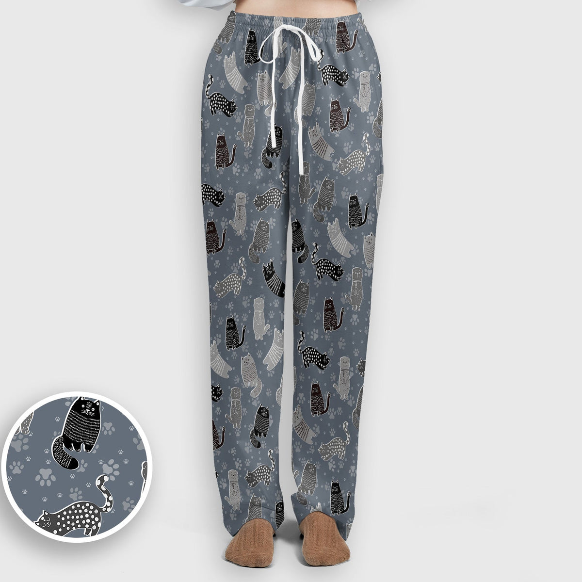 Cat Paw Print Nurse Scrub Set
