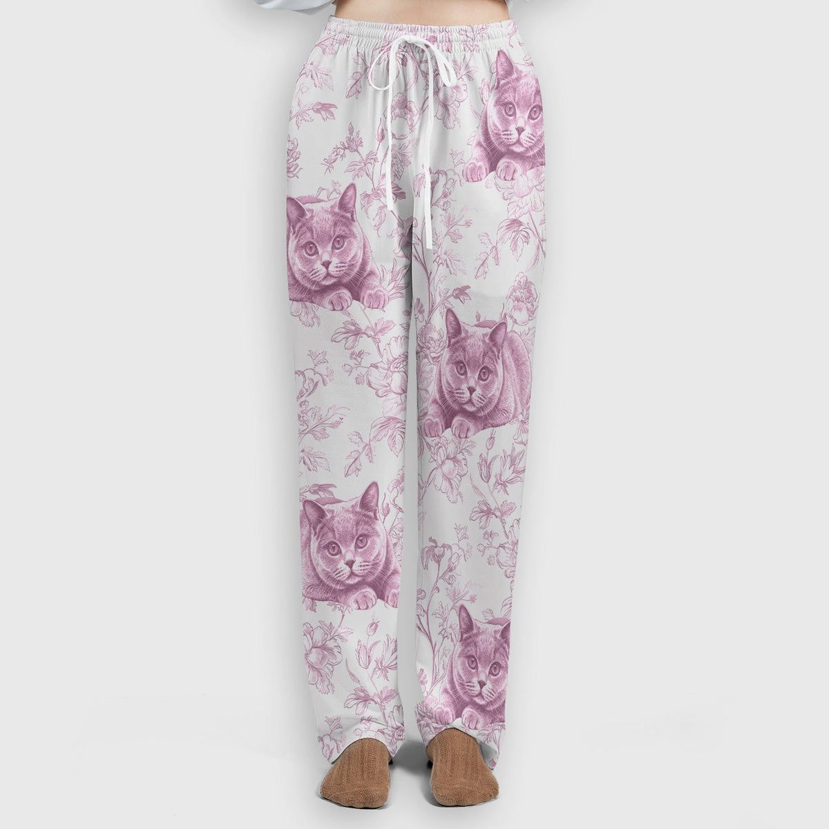 Dog Cat Chinoiserie Nurse Scrub Set