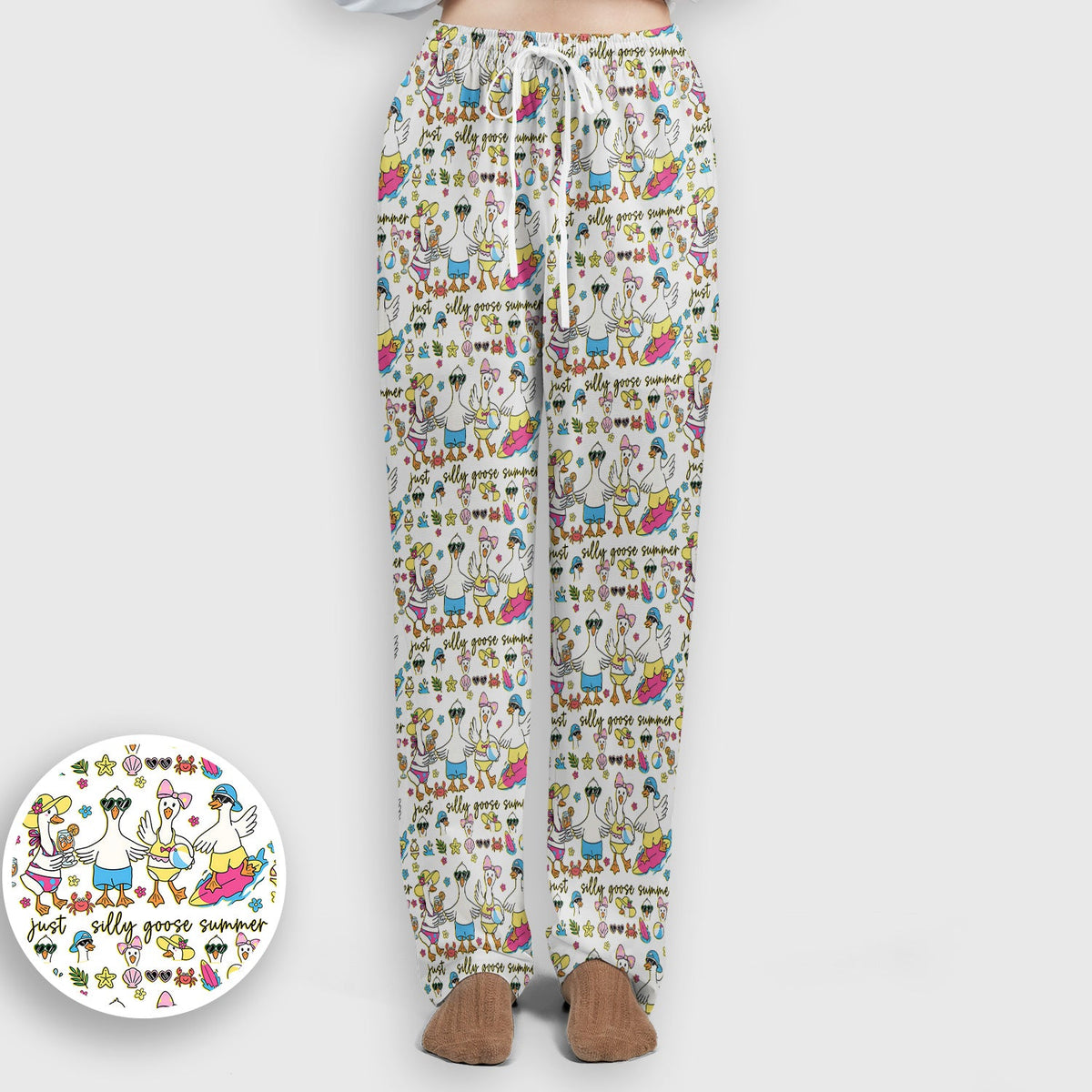 Silly Goose Summer Nurse Scrub Set