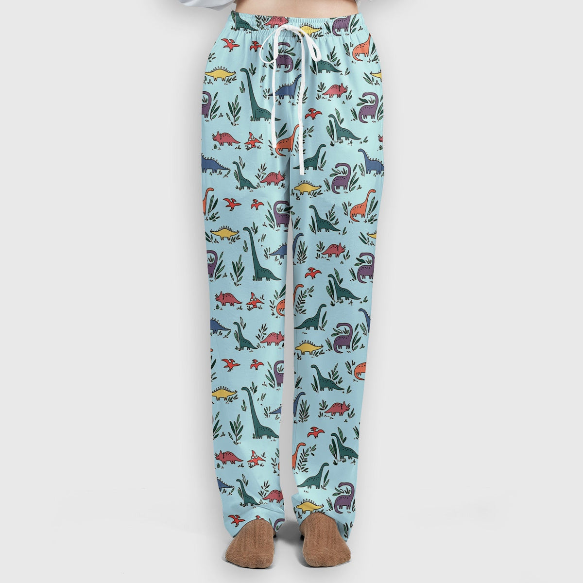 Dinosaur Leafy Garden Nurse Scrub Set