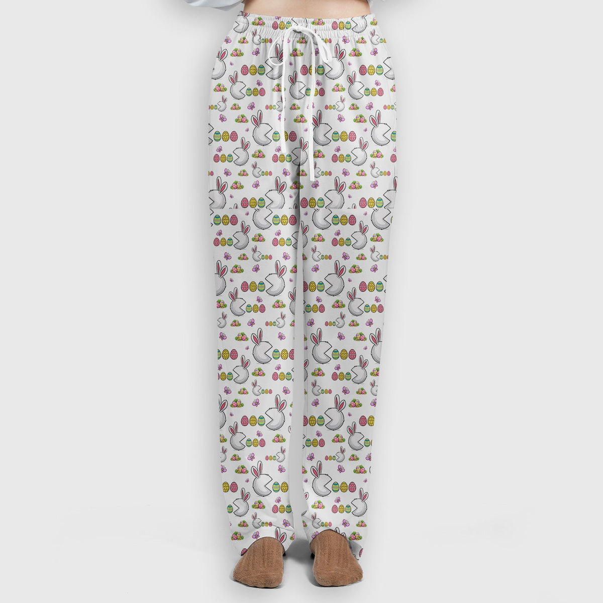 Bunny Colorful Eggs Nurse Scrub Set - Easter Gift