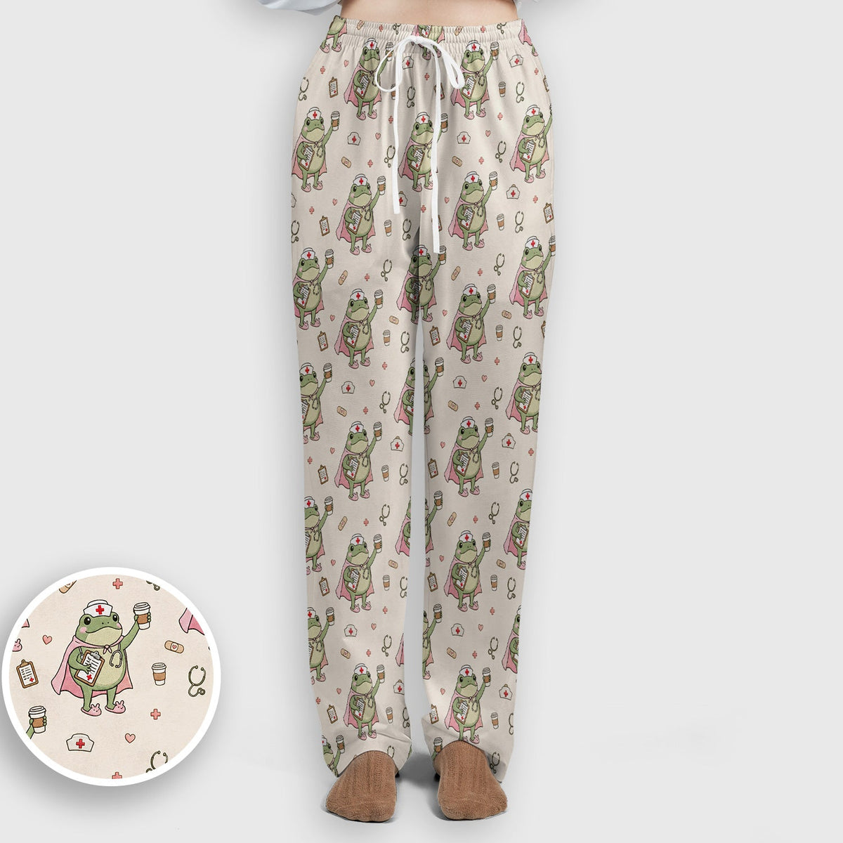 Super Nurse Frog Scrub Set
