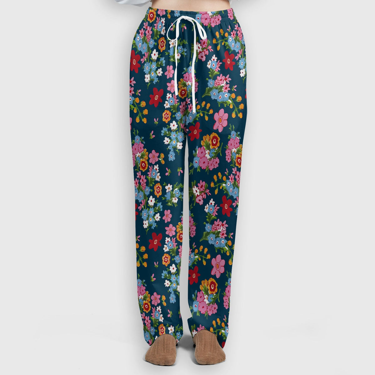 Vintage Floral Bouquet Nurse Scrub Set