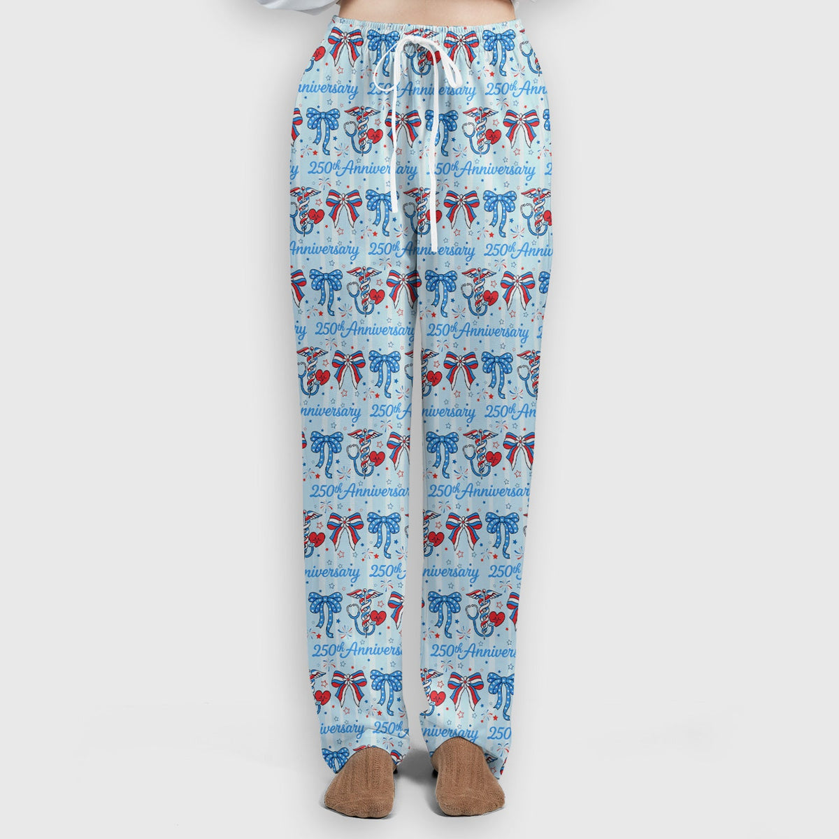 250th Anniversary Nurse Ribbon Heart Scrub Set