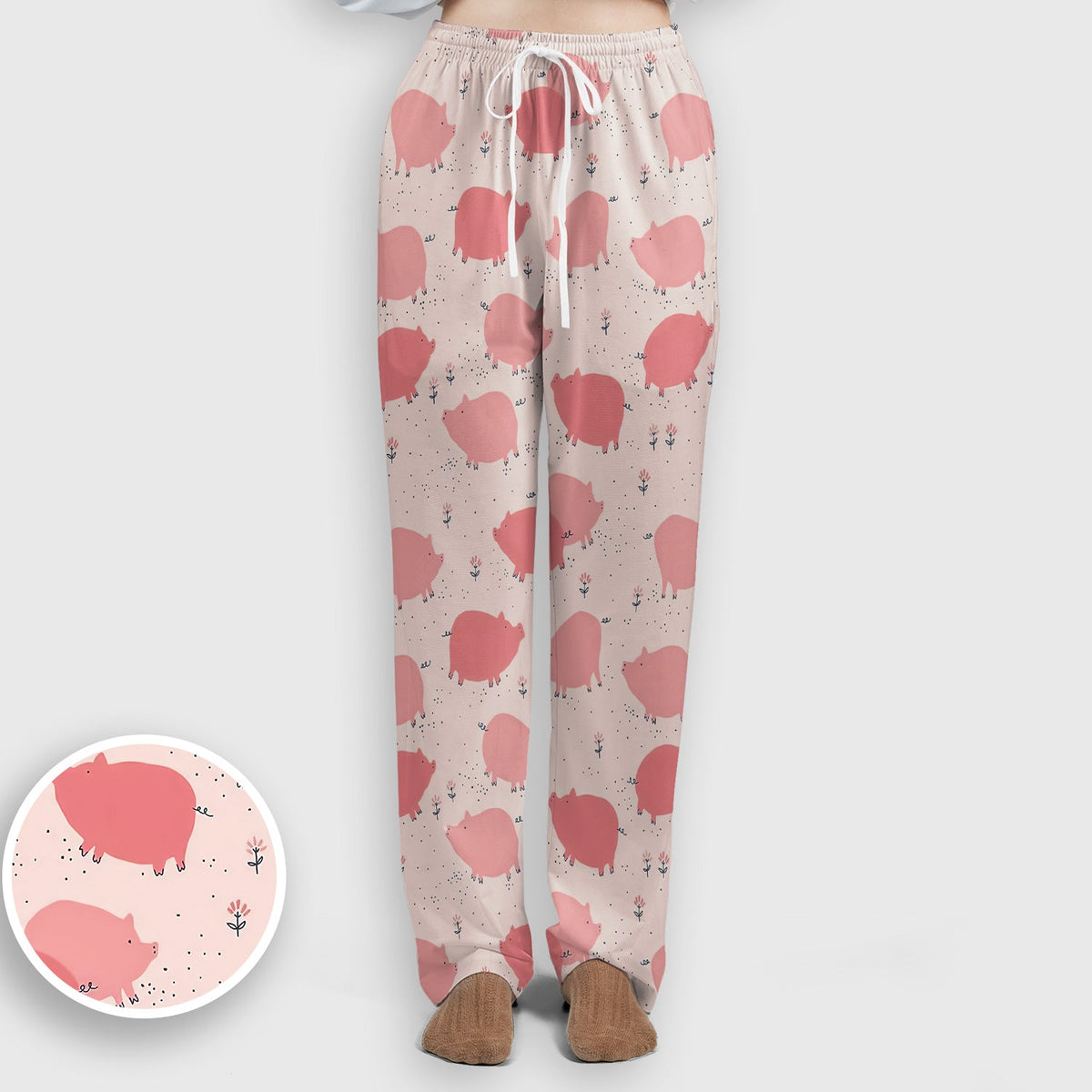 Pink Pig Farm Nurse Scrub Set