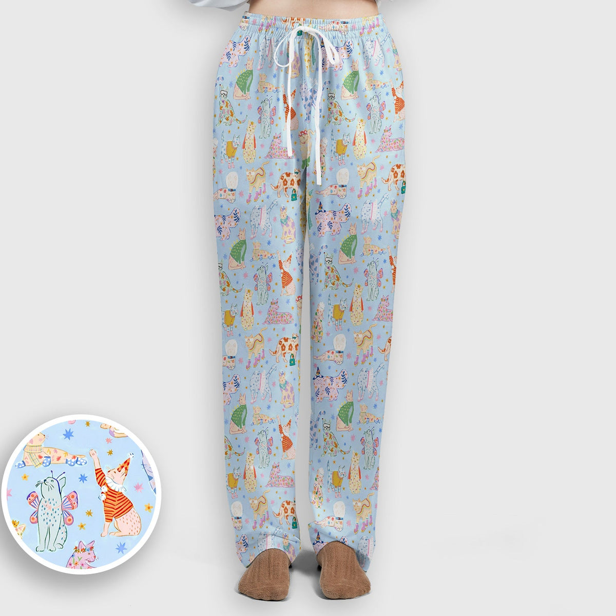 Colorful Cats Nurse Scrub Set