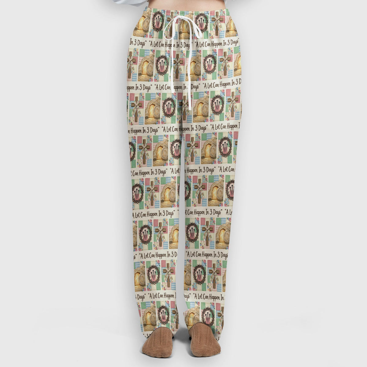 Christian Easter Cross Nurse Scrub Set