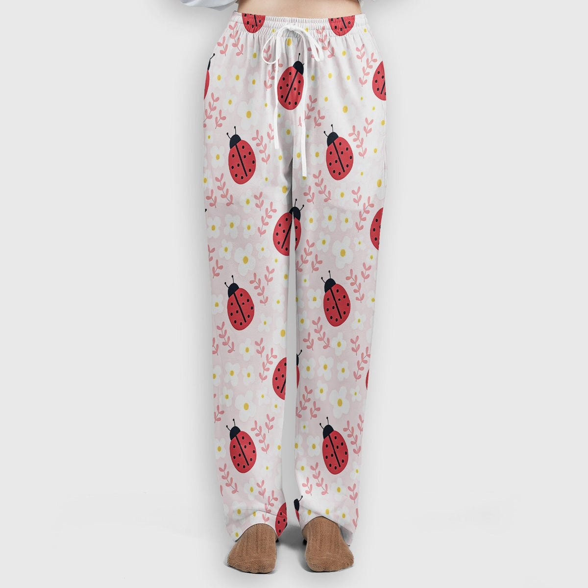 Lovely Ladybug Blossom Garden Nurse Scrub Set