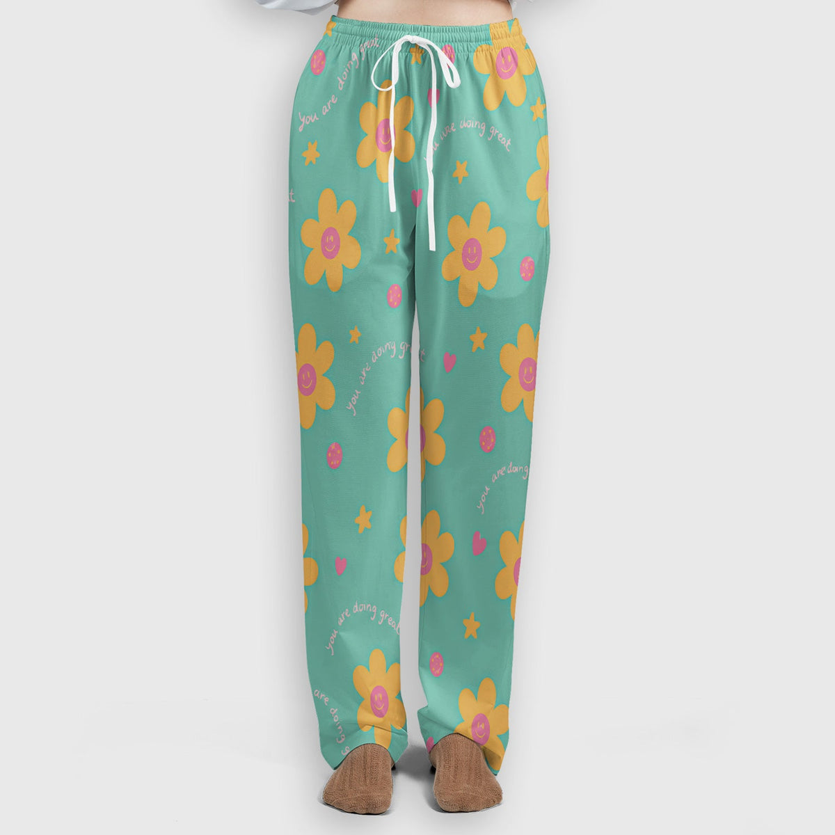 Smiley Flower Nurse Scrub Set