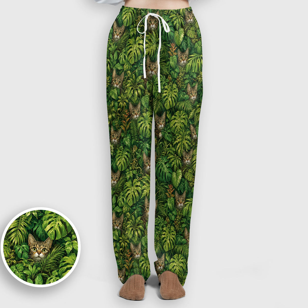 Hidden Jungle Cat Veterinary Nurse Scrub Set