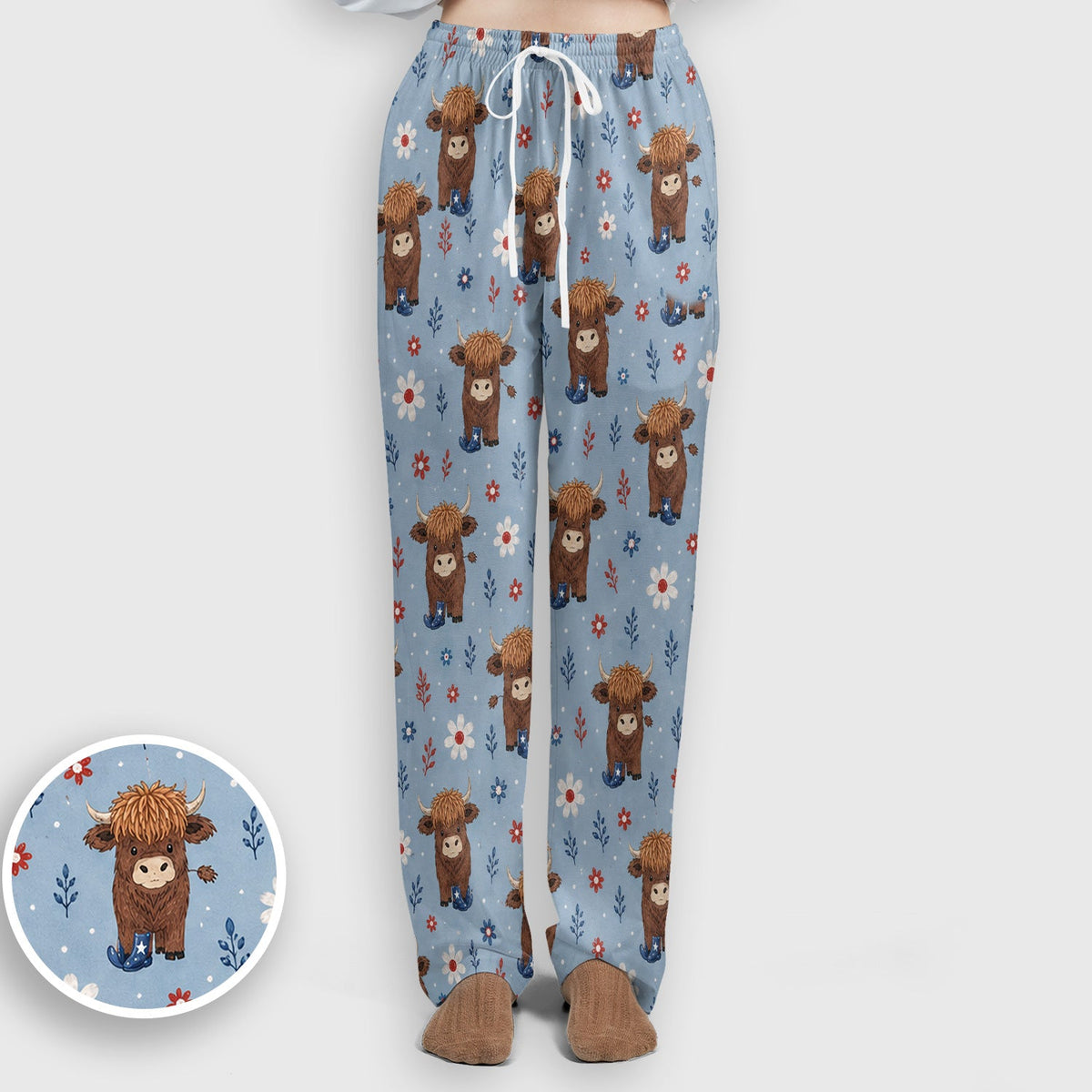 Floral Cowboy Boots Nurse Scrub Set