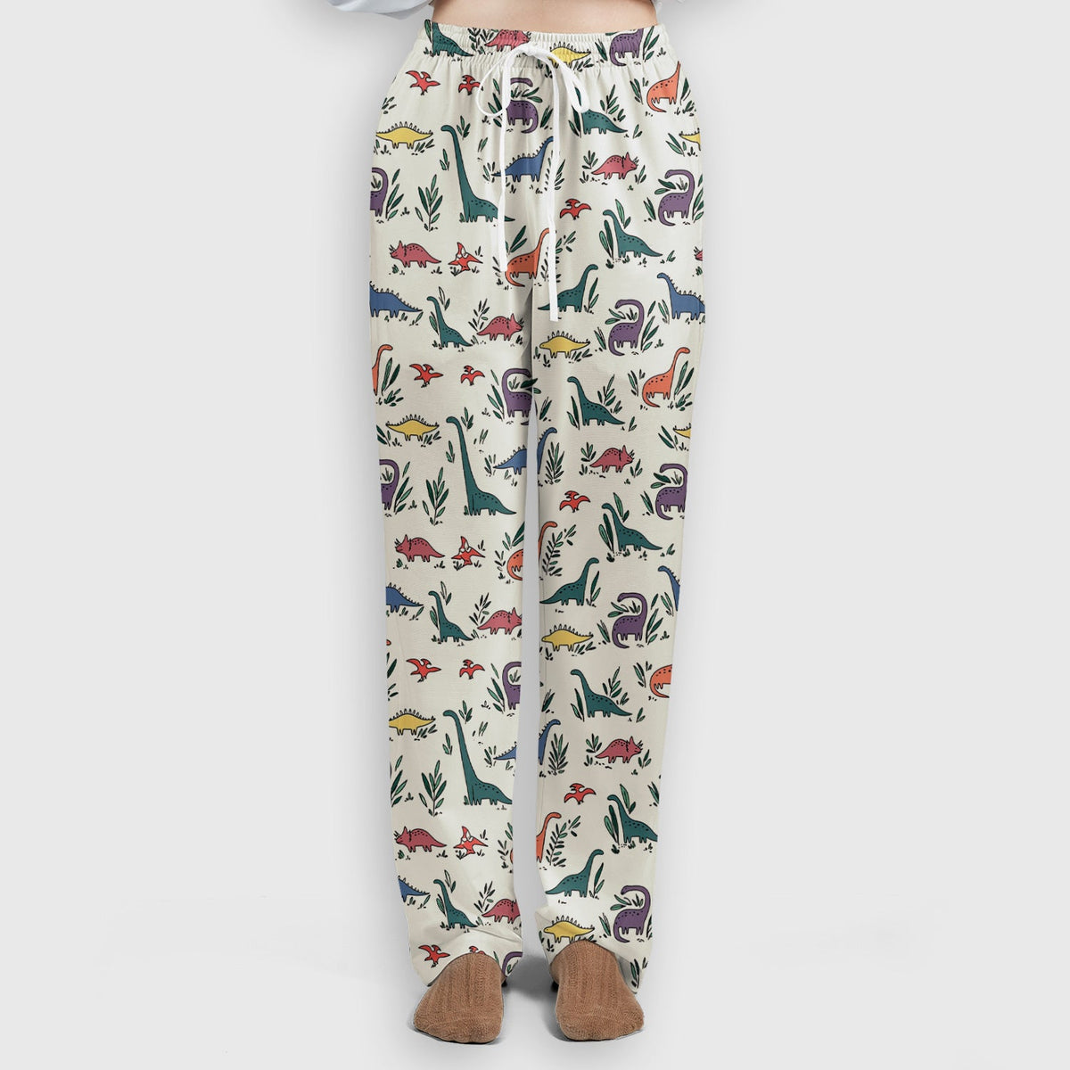 Dinosaur Leafy Garden Nurse Scrub Set