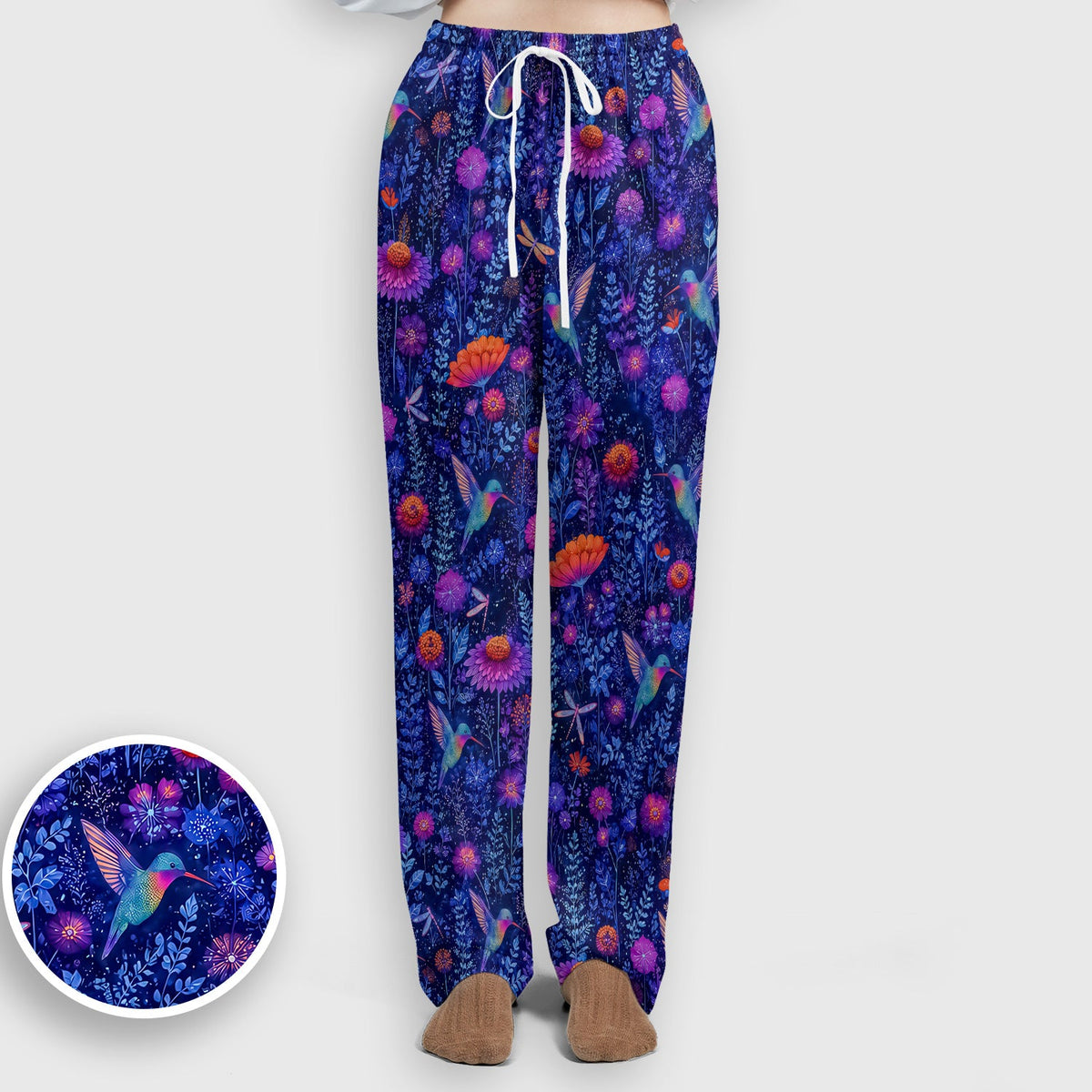 Enchanted Hummingbird Wildflower Garden Nurse Scrub Set