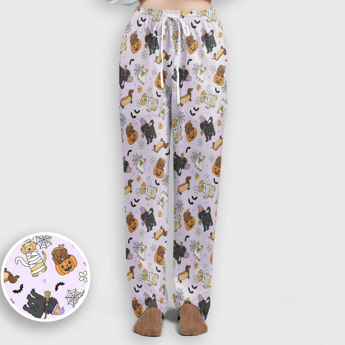 Halloween Costumed Pets Nurse Scrub Set
