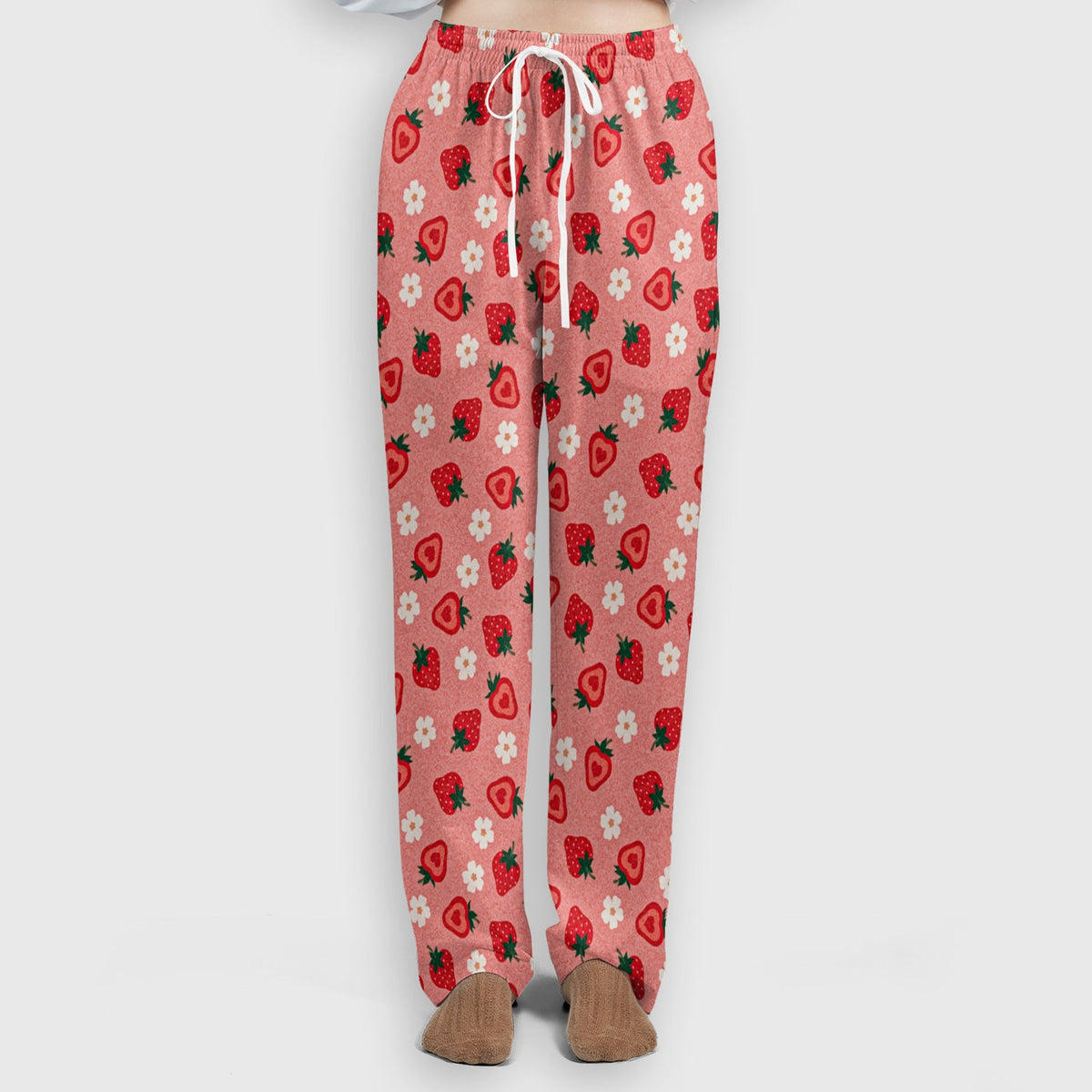 Sweet Strawberry Blossom Nurse Scrub Set