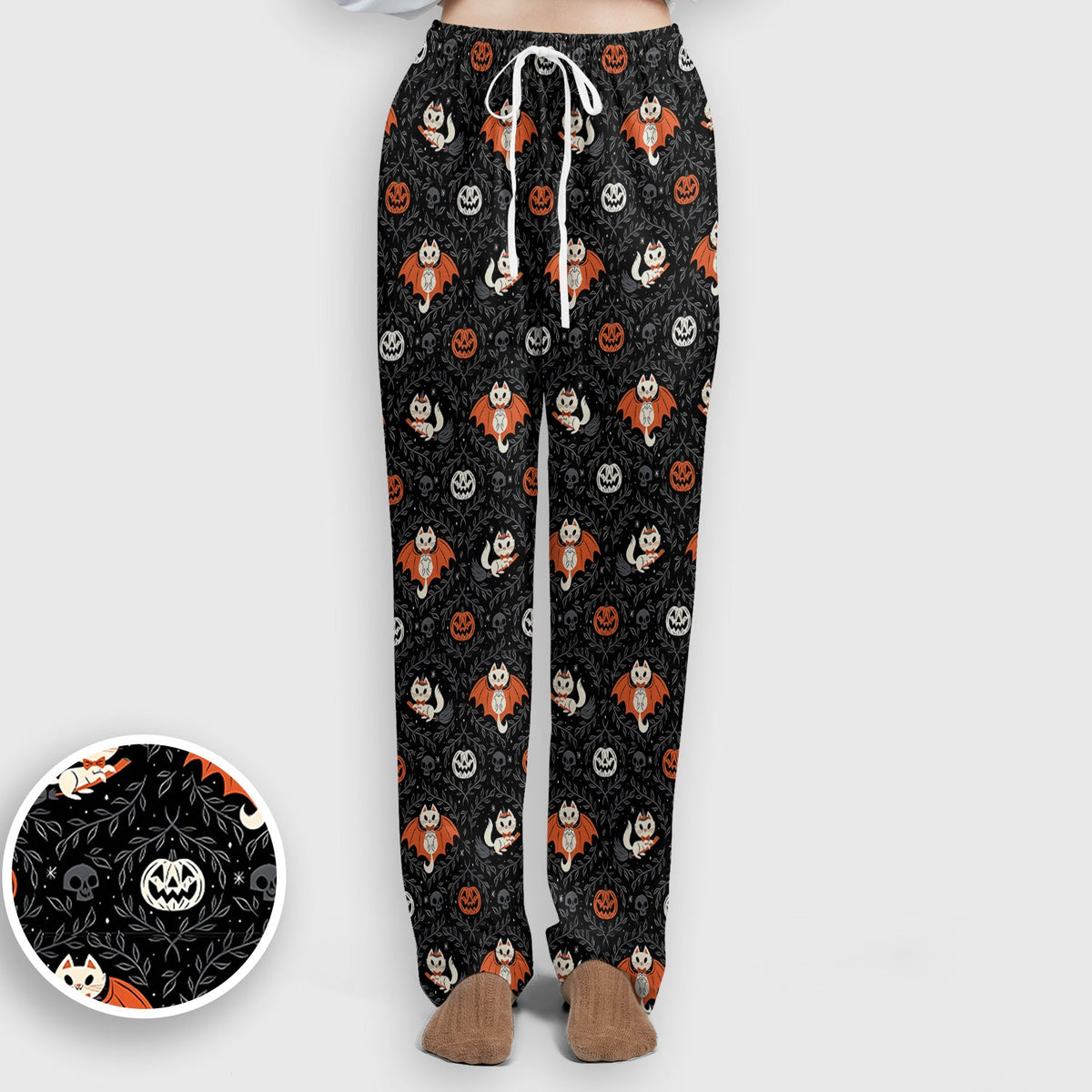 Halloween Vampire Cat Nurse Scrub Set