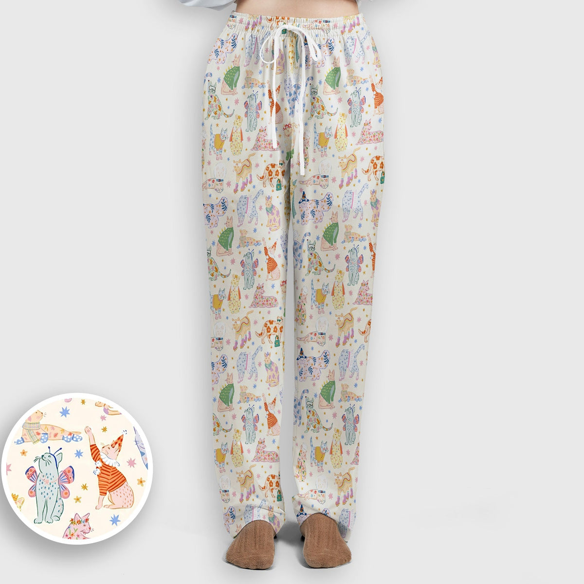 Colorful Cats Nurse Scrub Set