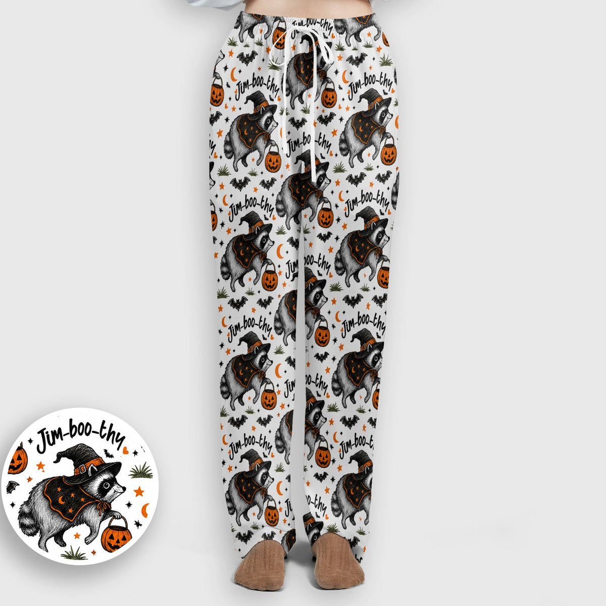 Jim Boo Thy Raccoon Nurse Scrub Set