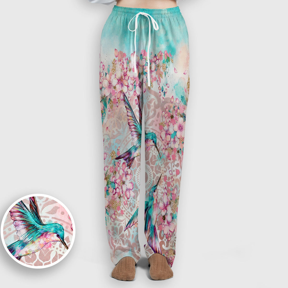 Hummingbird Cherry Blossom Nurse Scrub Set