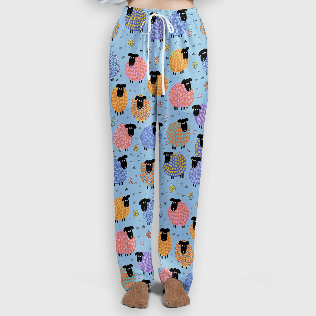 Colorful Sheep Nurse Scrub Set