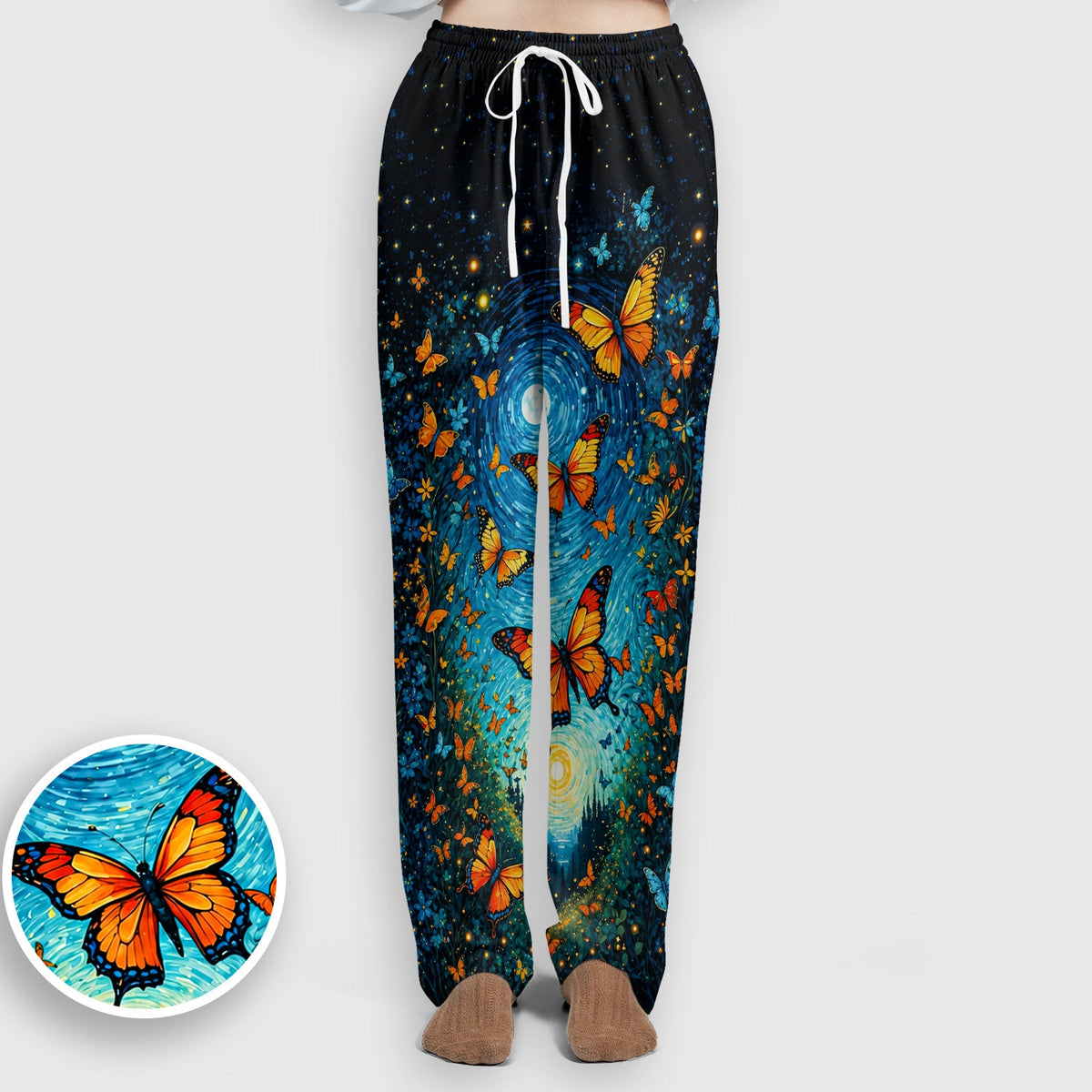 Moonlit Butterfly Nurse Scrub Set