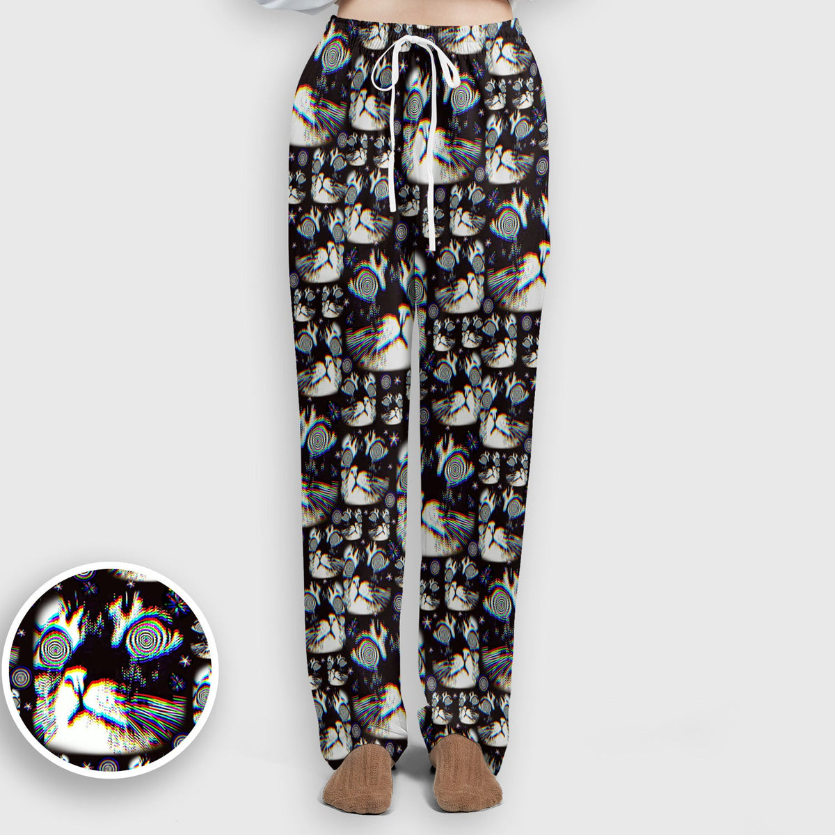 Cosmic Cat Eye Spiral Nurse Scrub Set