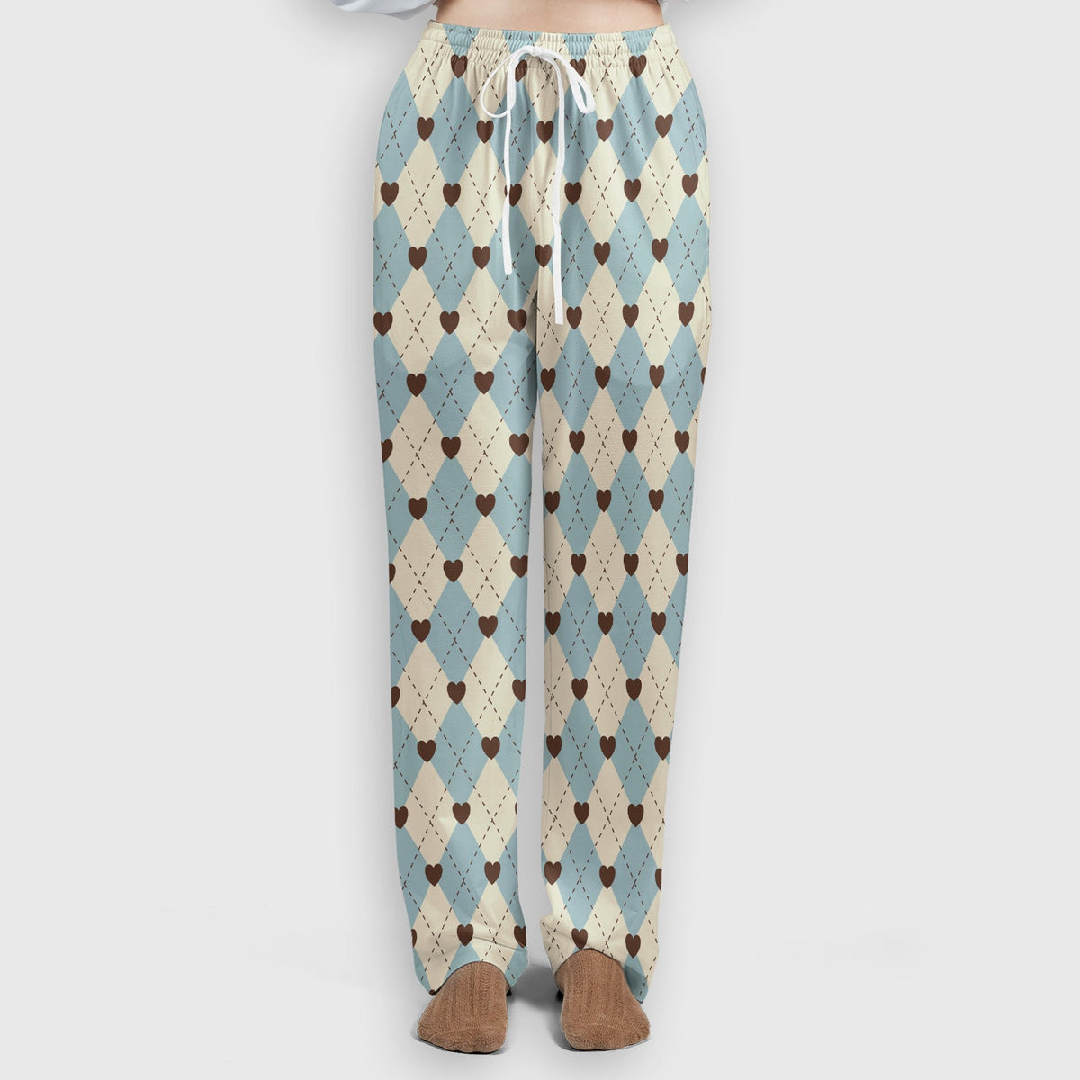 Plaid Heart Nurse Scrub Set