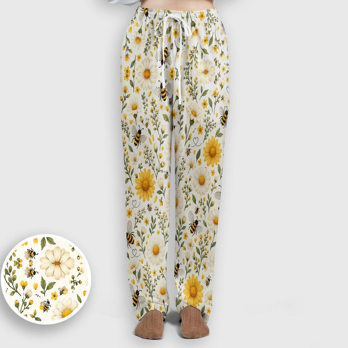 Honey Bee Daisy Nurse Scrub Set
