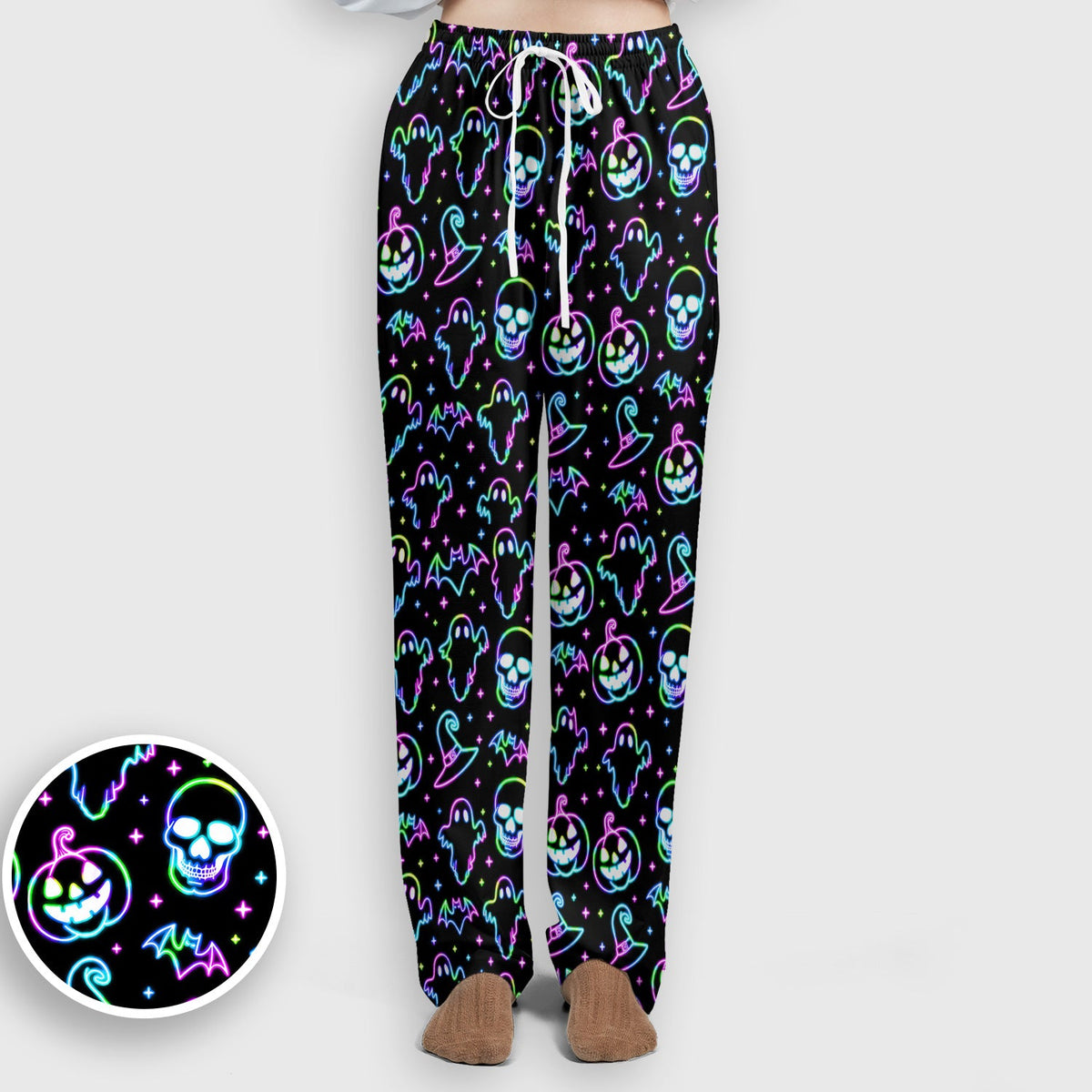 Pumpkin Skull Spooky Nurse Scrub Set