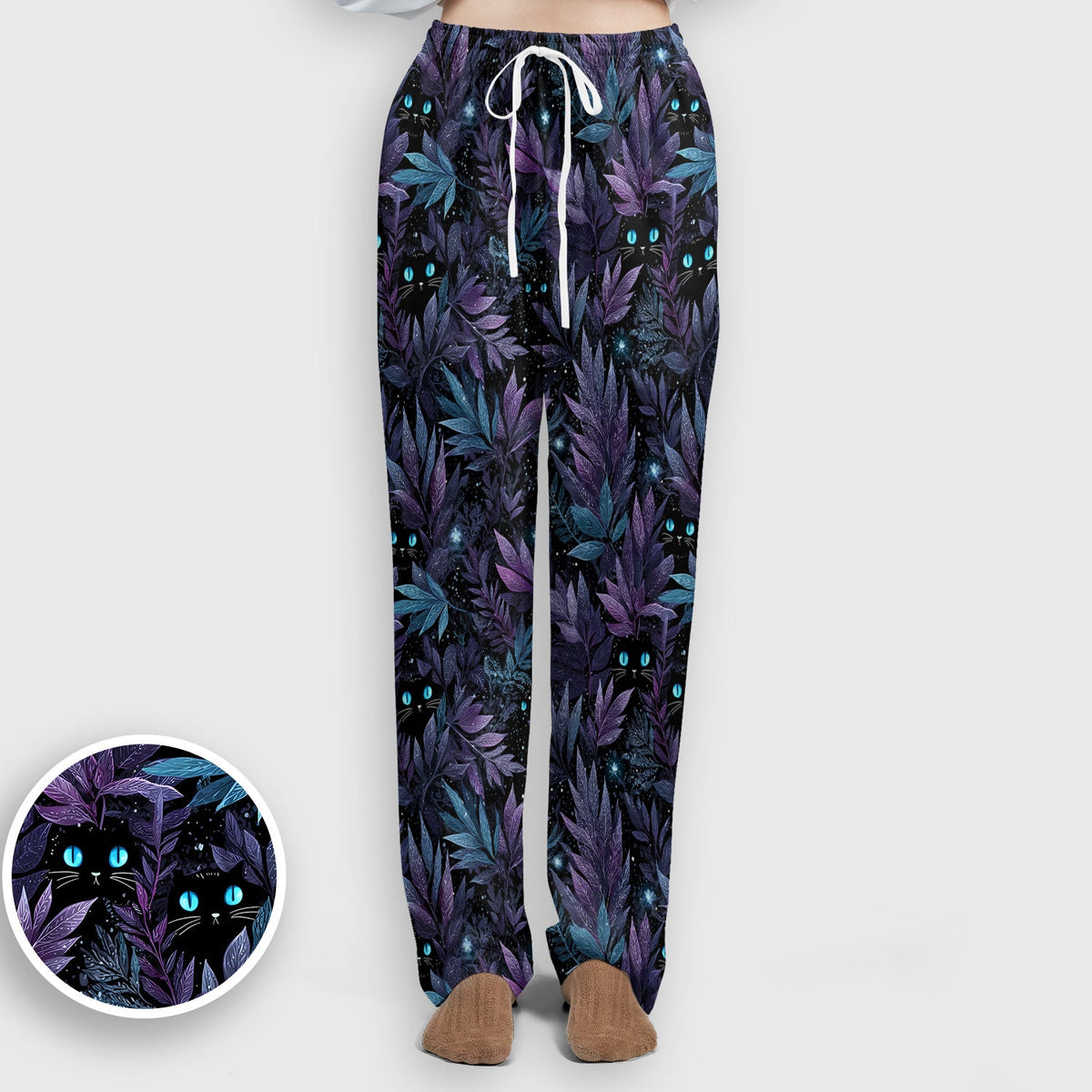 Mystic Black Cat Veterinary Nurse Scrub Set