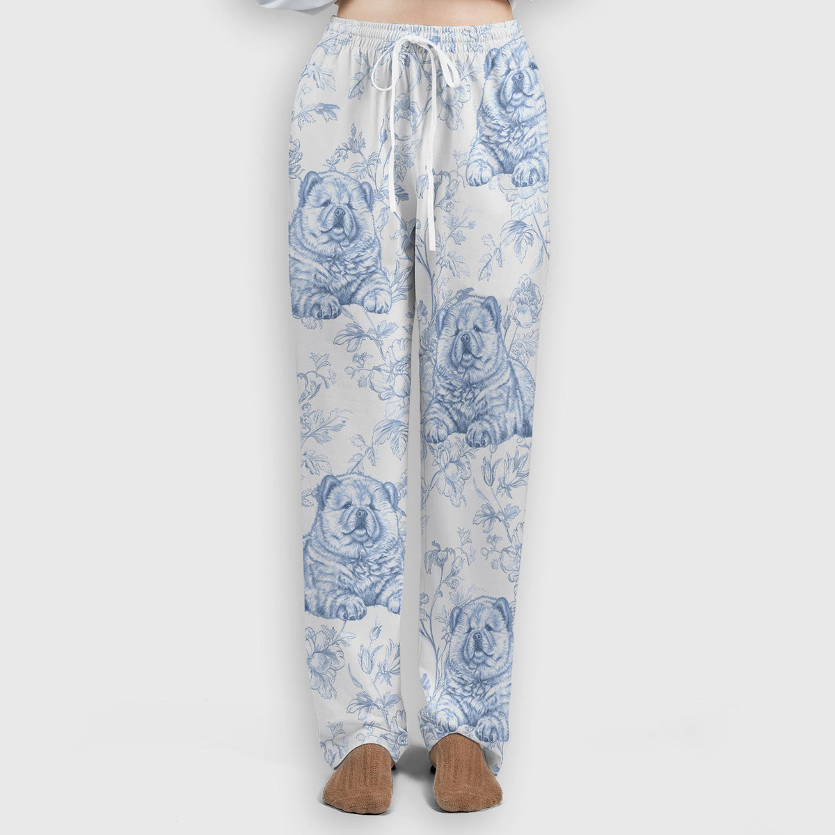Dog Cat Chinoiserie Nurse Scrub Set