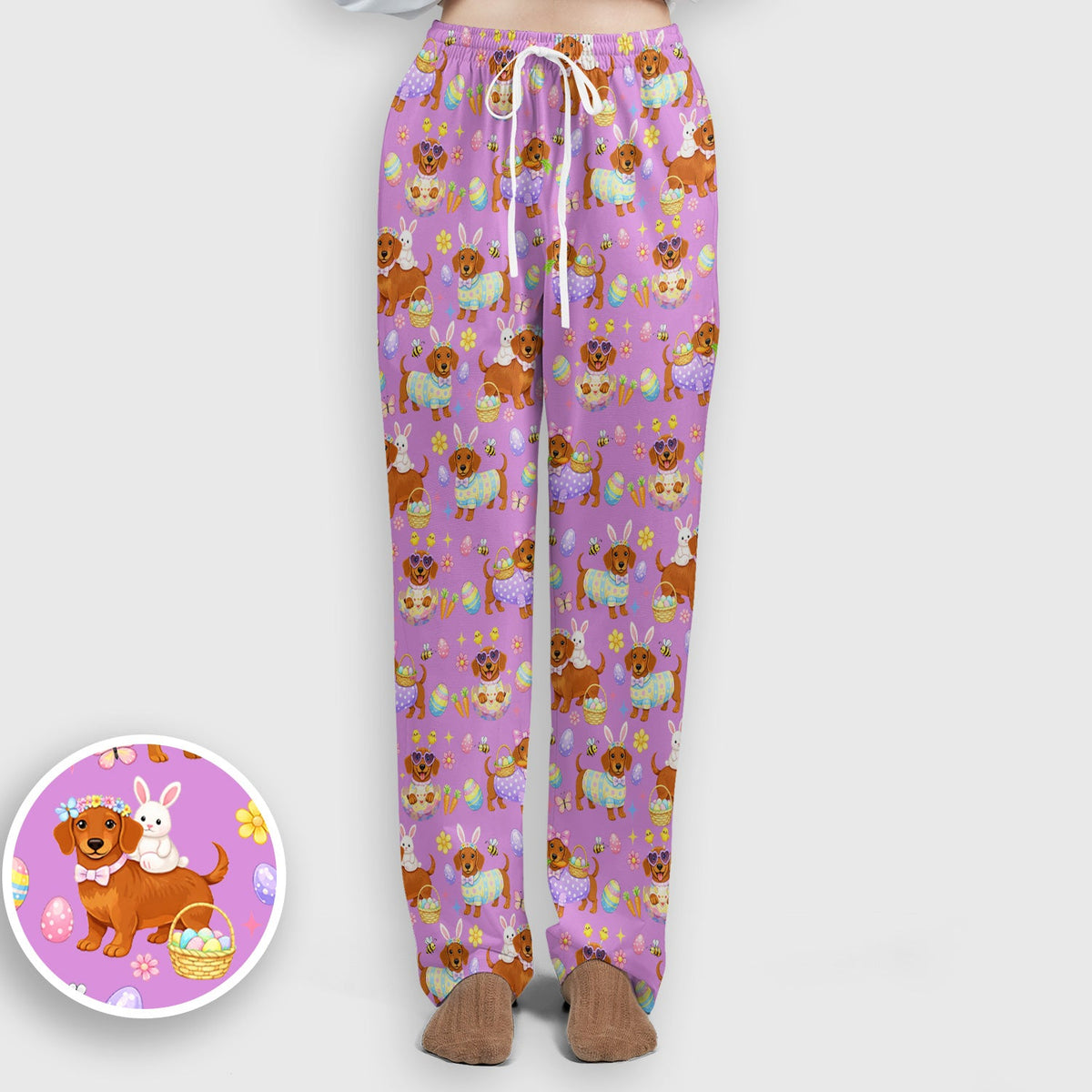 Easter Dachshund Nurse Scrub Set