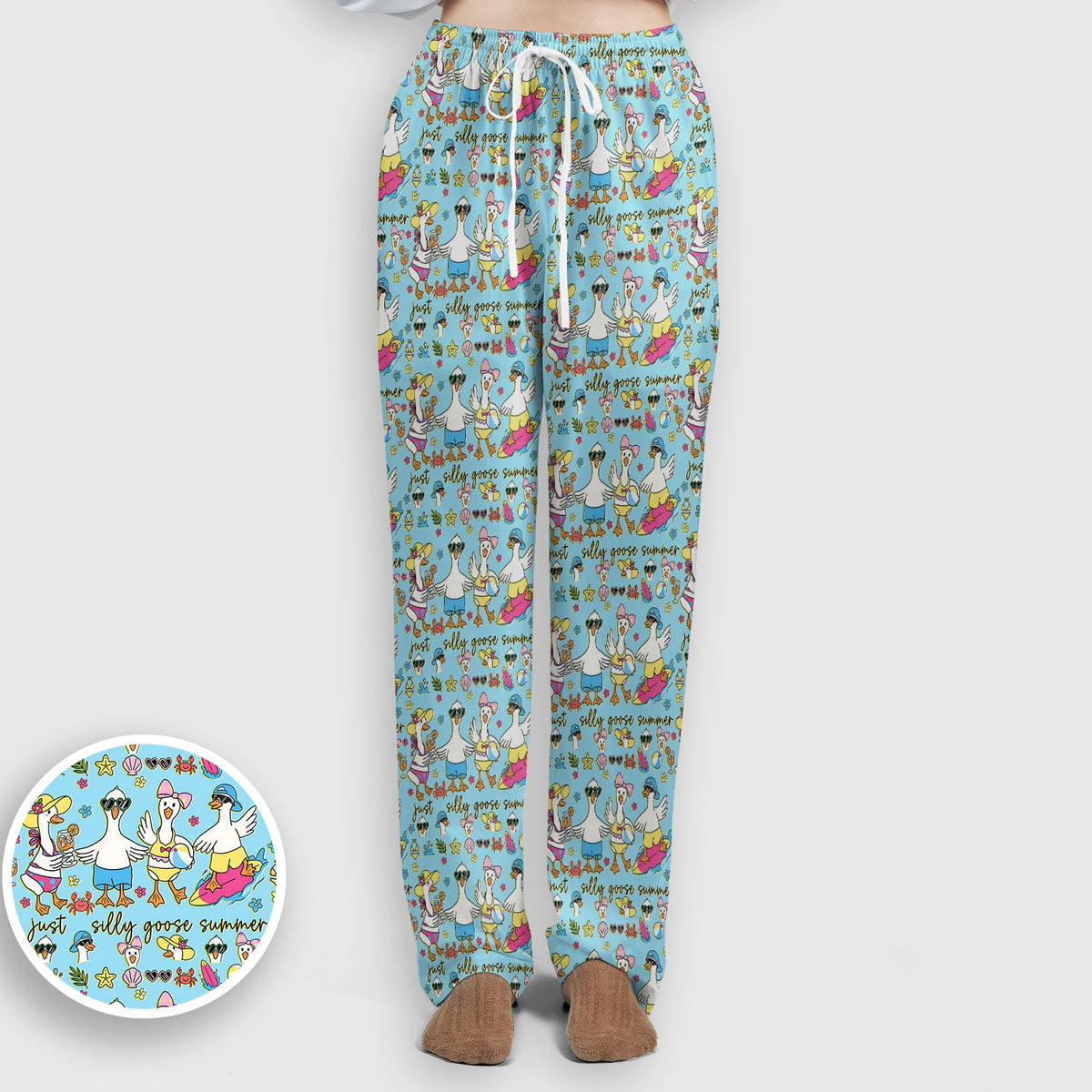 Silly Goose Summer Nurse Scrub Set