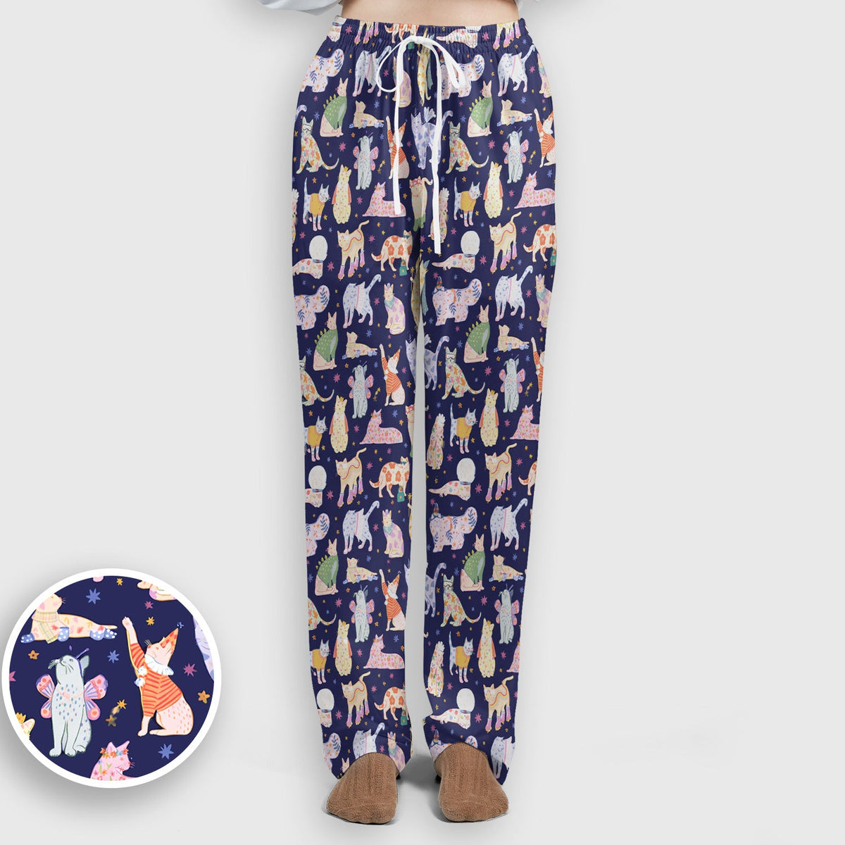 Colorful Cats Nurse Scrub Set